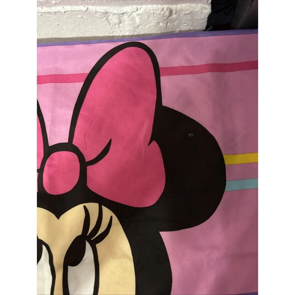 Disney Minnie Mouse Twins Sheet Set With Fitted& Flat Sheet‎ & Pillowcase